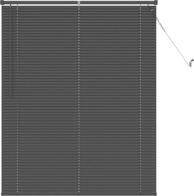 vidaXL Venetianer Jalousie aus PVC in Silber Grau, B/H: 120 x 150 cm - Bild 1