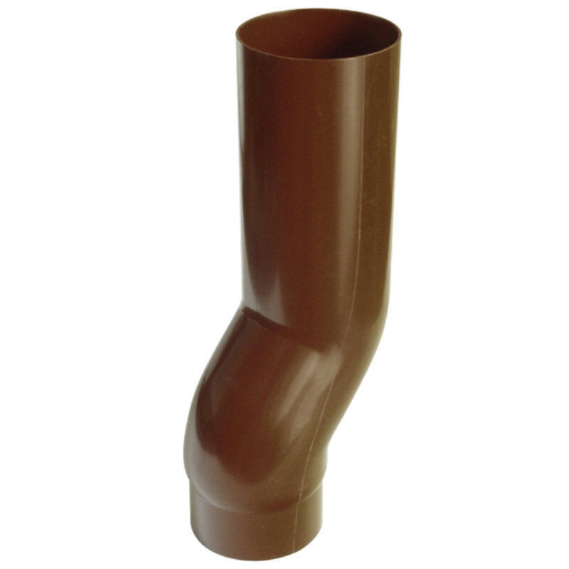 Sockelknie 110 mm für 150 mm Kunststoff Dachrinne von Friedrich von Lien AG aus PVC in Anthrazit, Weiß, Braun oder Grau - Bild 1