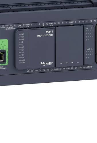 Schneider Electric TM241CE24R Erweiterungsmodul in Grau - Bild 1