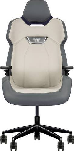 Thermaltake ARGENT E700 Future Dusk Gaming Chair aus echtem Leder und Houndstooth-Stoff in Slate Gray Crayon Grey - Bild 1