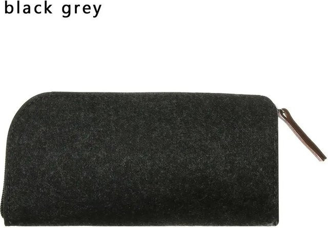 NATAWA Brillenetui Filz, schwarz/grau - Bild 1