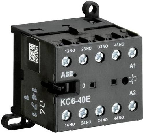 ABB KC6-40E-1.4-81 Kleinschütz mit 4 Schließern in Schwarz - Bild 1