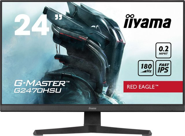 Iiyama Gaming Monitor G2470HSU-B6, 24 Zoll Full HD, Fast IPS, 180 Hz, Schwarz - Bild 1