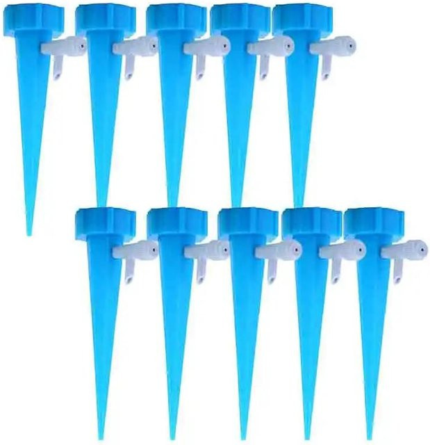 Automatisches Tropfbewässerungssystem von LIUXING für Blumenpflanzen und Garten, 8er-Set in Blau - Bild 1