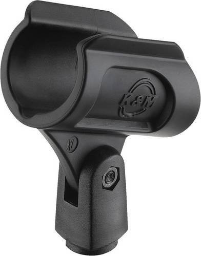 König & Meyer Mikrofonhalter in Schwarz mit 9mm Innengewinde und 16mm Außengewinde - Bild 1