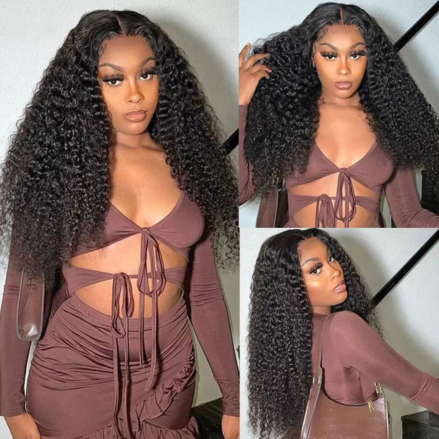 Peruanische Kinky Curly Echthaar-Bündel, Haarverlängerungen Remy, Damen - Bild 6