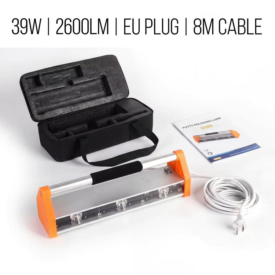 Podofo 39W LED Wandpolier-Arbeitsleuchte mit 2600 Lumen und 155 Grad Ultraweitwinkel für Trockenbau und Wandschleifen - Bild 7