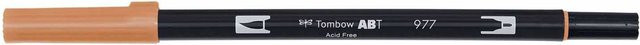 Tombow ABT Dual Brush Pen in Saddle Brown 977 - Bild 1
