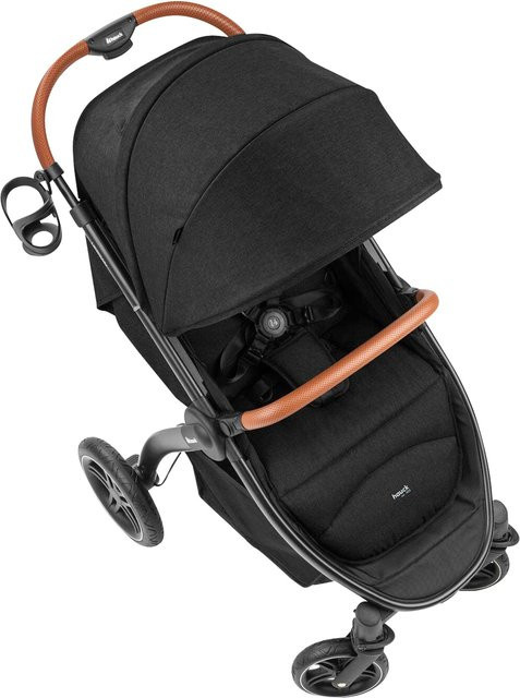 Hauck Buggy Uptown Allround Buggy in Schwarz mit Federung und Schwenkrädern - Bild 2