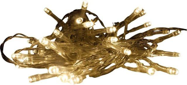 Lex 10er LED Lichterkette für Weihnachten in Warmweiß mit Timer und Batteriebetrieb - Bild 1