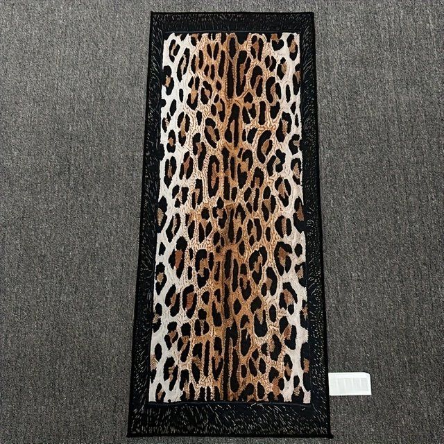 VIKAMA Teppichläufer mit Leopardenmuster für Wohnzimmer, Flur oder Schlafzimmer - Bild 1