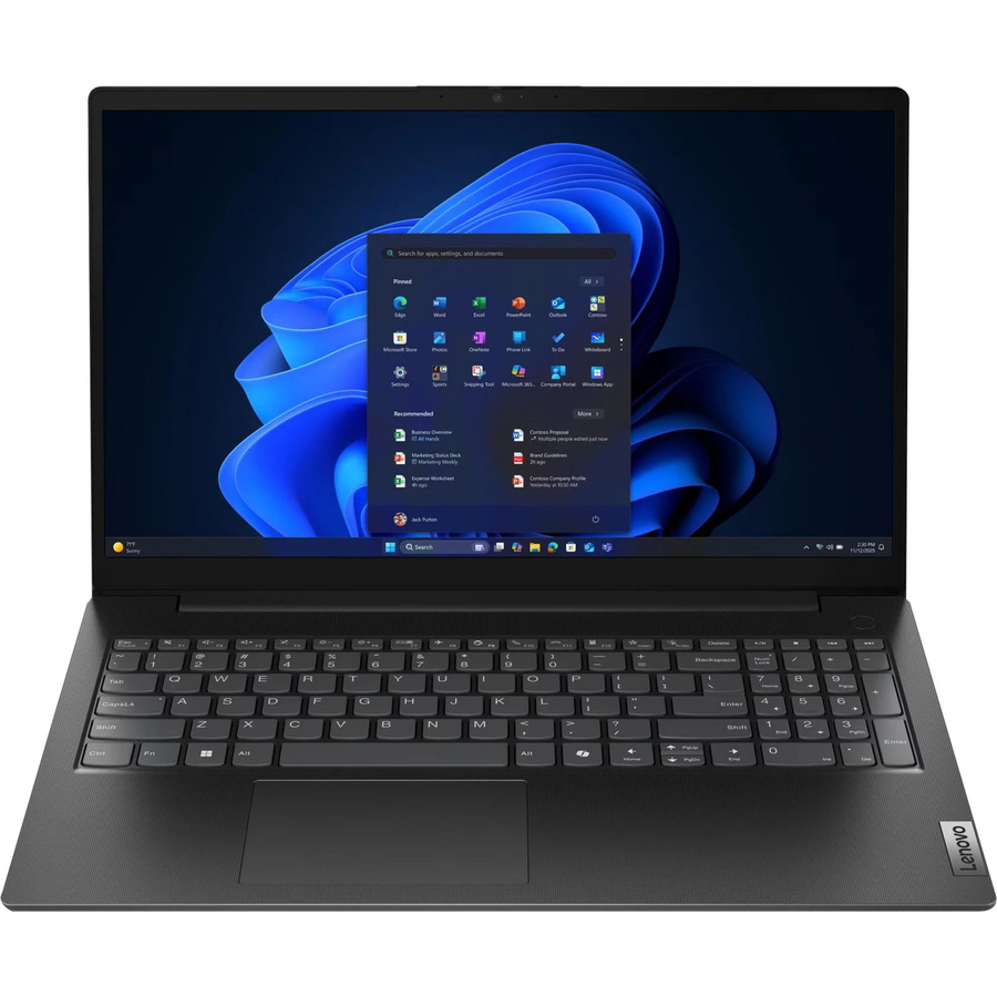 Lenovo V15 G6 AMD Notebook 83UU001KGE in Schwarz mit 15,6 Zoll Display, 256 GB SSD, 8 GB RAM, Windows, Bluetooth, Wi-Fi, HDMI und Ethernet/LAN - Bild 1