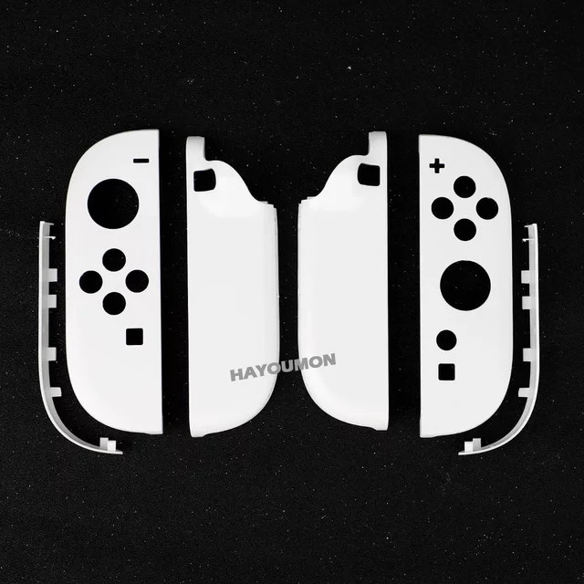 HeroAngel Schutzhüllen für Nintendo Switch JoyCon Controller Ersatzgehäuse in Weiß - Bild 1