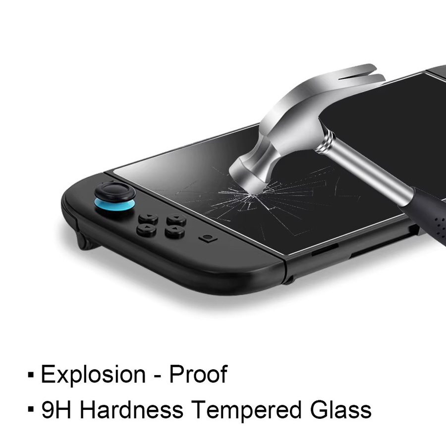 AKNES Displayschutzfolie aus gehärtetem Glas für Nintendo Switch 2, transparent, HD-klar und kratzfest - Bild 4