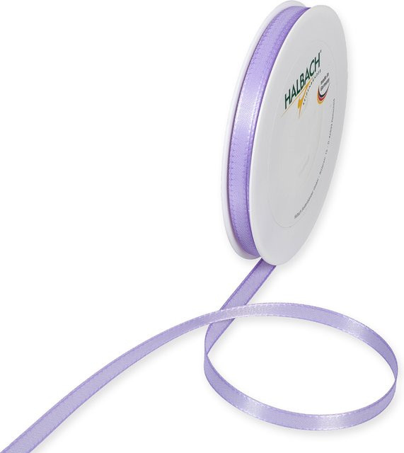 Halbach Taftband aus Polyester in Lavendel, Breite: 8 mm, Länge: 10 m - Bild 1