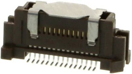 Molex Mezzanine-Steckverbinder Schwarz mit 30 Polen und 0,635 mm Rastermaß - Bild 1