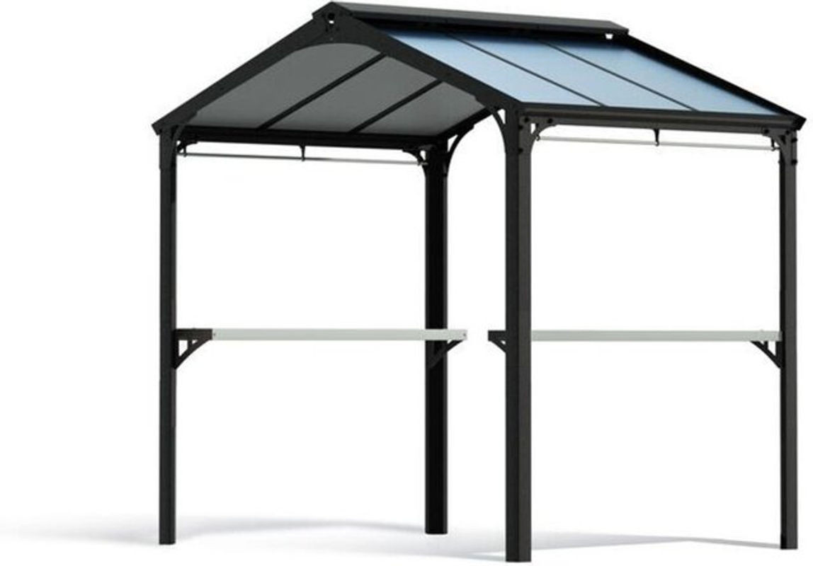 Palram-Canopia Aluminium Grillpavillon Austin BBQ 2400 Modern Anthrazit B/T/H: 240 x 181 x 249 cm - Bild 1