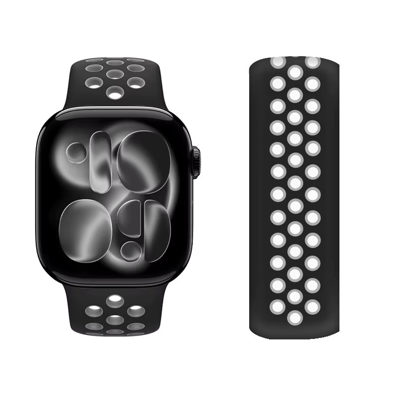 NEY Uhrenarmband Silikon, Unisex, für Apple Watch - Bild 3