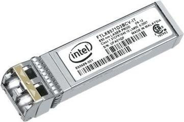 Intel Ethernet SFP+ SR Optics SFP+ Transceiver-Modul 10GbE 1000Base-SX 10GBase-SR LC 850 nm in Silber - Bild 1
