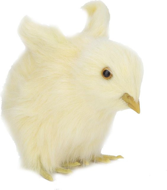 KONNWEI Gartendekoration Simulation Huhn mit eingebauter Batterie aus grünem Kunststoff und Plüsch, Breite: 9,0 cm, Höhe: 8,0 cm, Tiefe: 1,0 cm - Bild 1