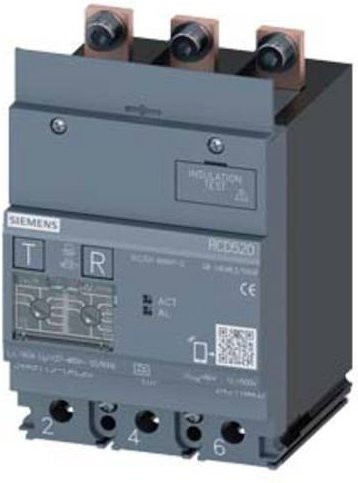 Siemens 3VA9113-0RL20 Differenzstrom-Schutzgerät RCD in Grau, B/T/H: 7,62 x 7,0 x 10,0 cm - Bild 1