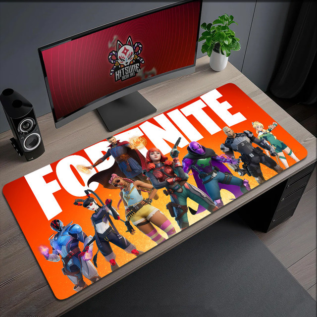 Royale F-FORTNITE Mauspad rutschfest mit verstärkten Kanten in Multicolour für Gaming und Büro - Bild 1