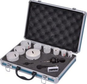 Makita BiM Lochsägen-Set 12-teilig aus Bimetall für Elektriker Ø 19 - 68 mm - Bild 2