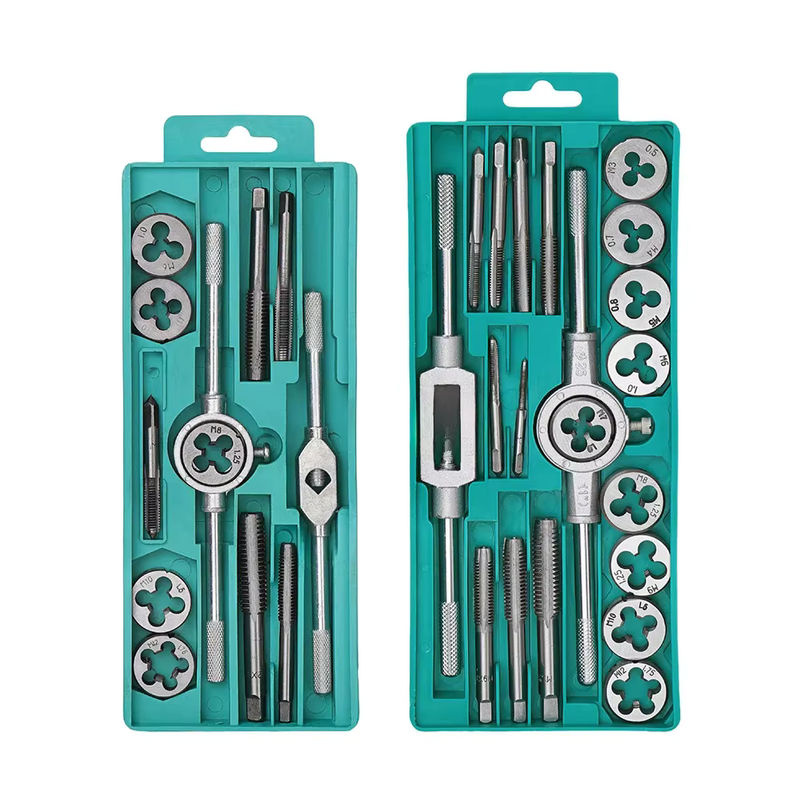 Hi-Spec 12/20-teiliges Multifunktions-Gewindebohrer- und Matrizenset für metrische Schraubgewinde M3–12 - Bild 6