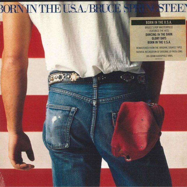 Bruce Springsteen - Born In The USA LP Schallplatte von Columbia, Rock, Schwarz, 2015 - Bild 1