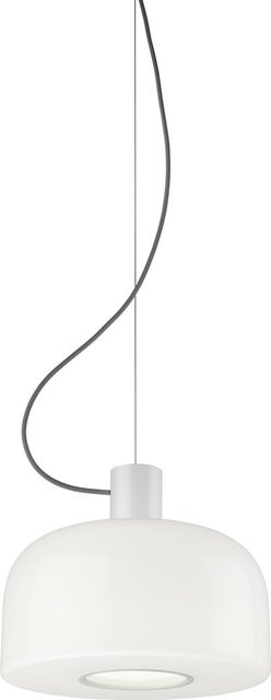 Flos Bellhop Glass Pendelleuchte in Weiß aus Glas und Metall mit E27 Fassung - Bild 1