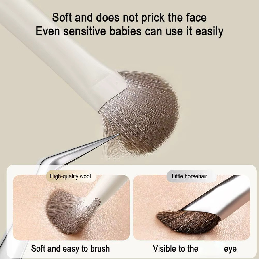 SADOER Nasenkontur-Highlighter-Puderpinsel, abgewinkelt - Bild 2