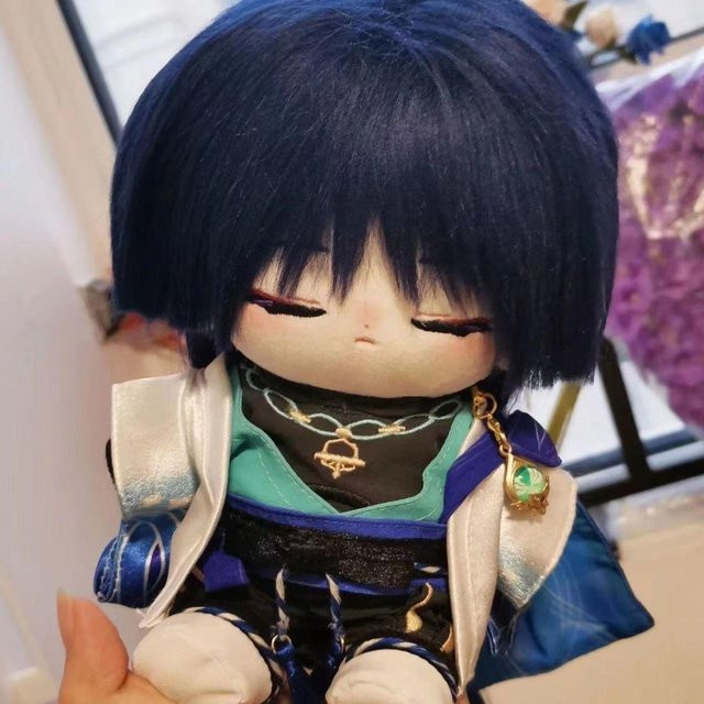 Yiran toy Genshin Impact Wanderer Stoffpuppe, Plüschtier, 20cm, ab 14 Jahren - Bild 1