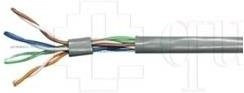 Digital Data Communications equip Pro Bulkkabel CAT 6 UTP Ethernet LAN, halogenfrei, Grau RAL 7047, 305 m - Bild 1