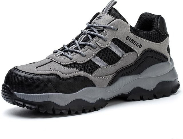 Avant-garde Arbeitssicherheitsschuhe Grau, isolierende 6KV Sicherheits-Sneaker für Damen und Herren, zerschlagungssicher und atmungsaktiv, Größe 37 - Bild 1