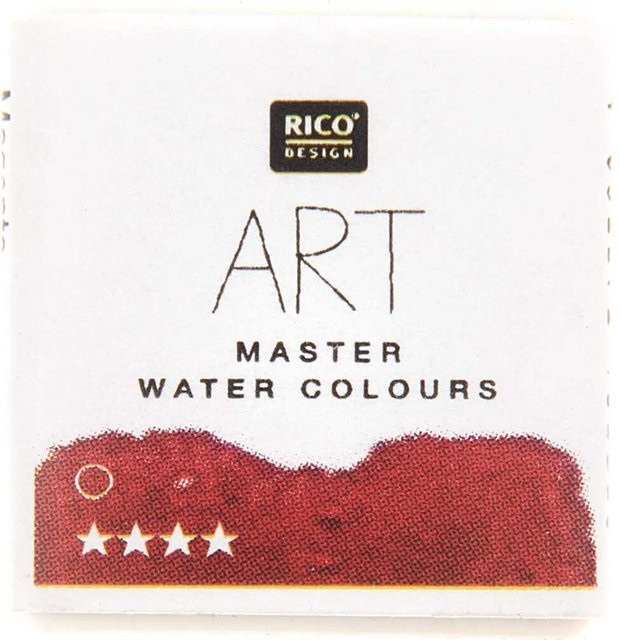 Rico Design ART Master Aquarellfarbe Magenta in Pink und Rot im halben Näpfchen - Bild 1