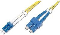 Digitus LWL Patchkabel Duplex Singlemode OS2 9/125 µm LC auf SC Gelb - Bild 1