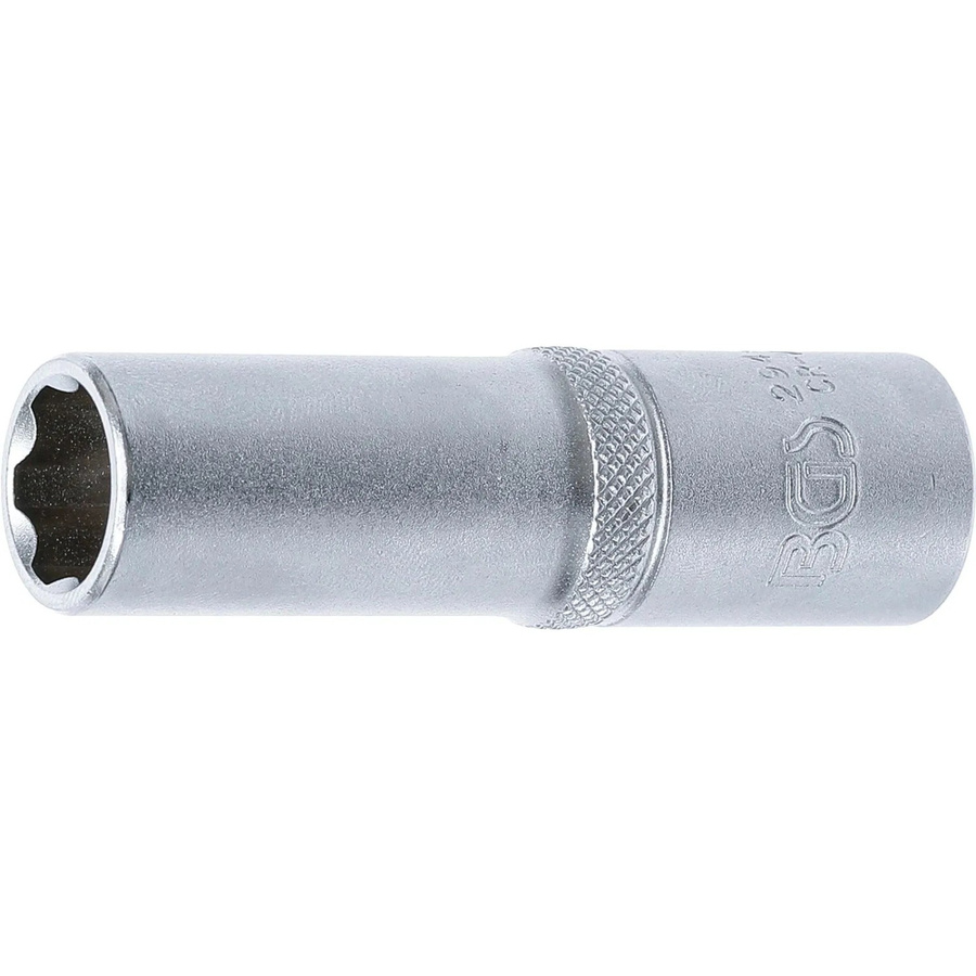 BGS Steckschlüssel-Einsatz Super Lock tief Antrieb 1/2 Zoll SW 14 mm aus Chrom-Vanadium in Silber - Bild 2