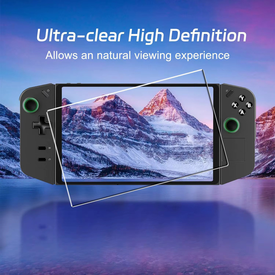 3er-Pack Displayschutzfolie für Lenovo Legion Go aus gehärtetem Glas, transparent, HD und kratzfest mit Positionierungsbox - Bild 2