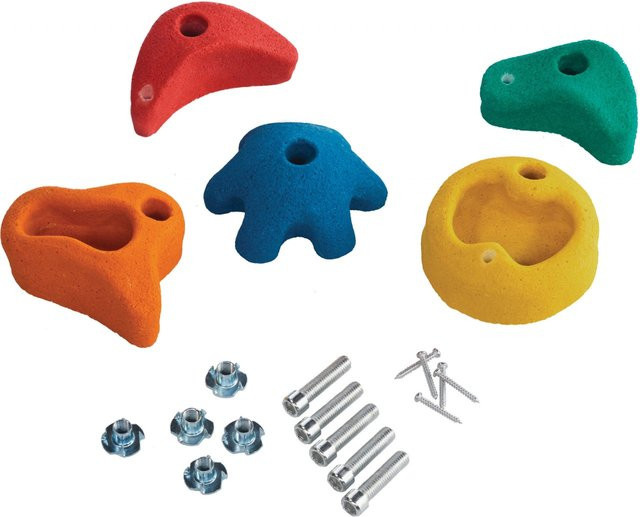 KBT Klettersteine mit Drehsicherung, bunt, 5-teiliges Set - Bild 1
