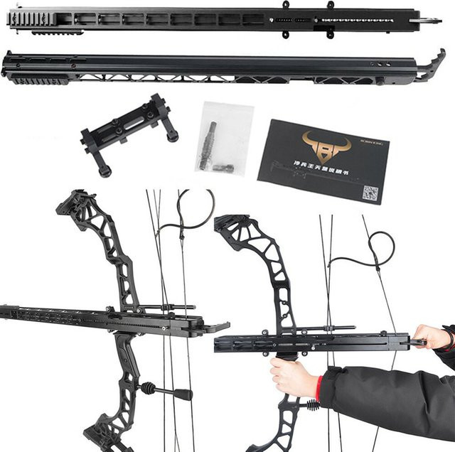 AMEYXGS Steel Ball Launch 10 Bursts Track, Metall, Schwarz - Bild 1