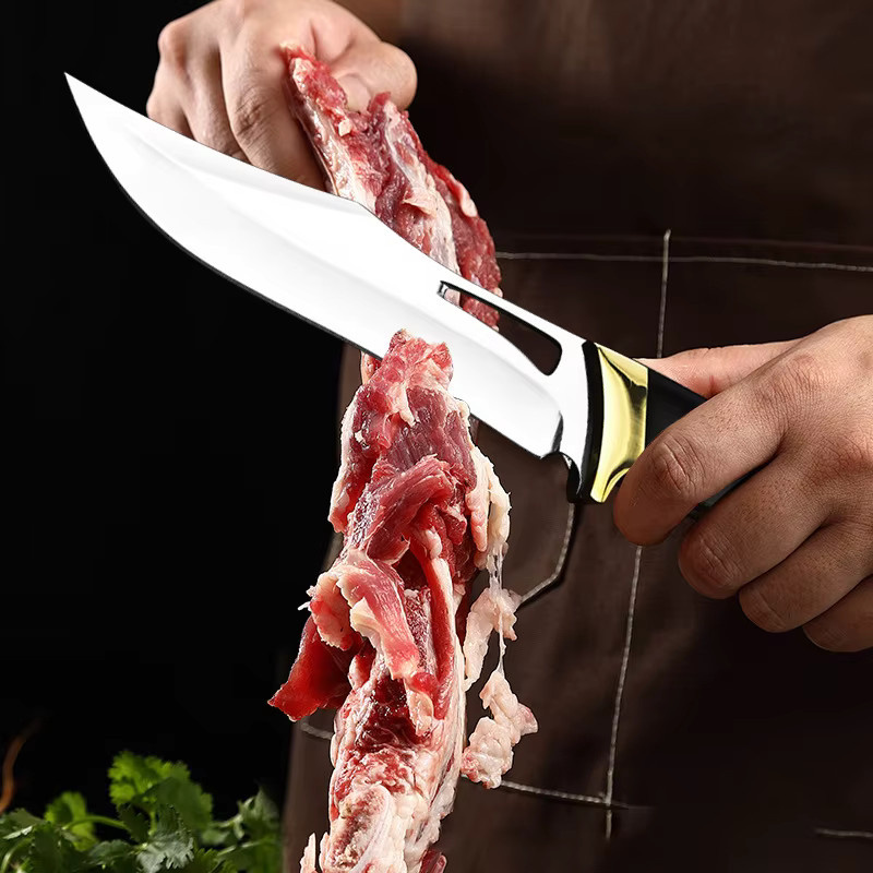 InLeung Handgeschmiedetes Allzweck-Filetiermesser aus Edelstahl in Silber - Bild 5