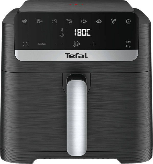 Tefal Easy Fry Mega Compact EY8618 Heißluftfritteuse in Schwarz mit Digitalanzeige und App-Steuerung - Bild 1