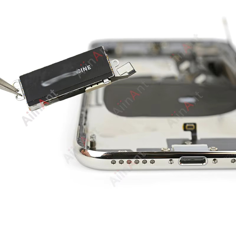 AiinAnt Taptic Motor Flexkabel für iPhone 11 Pro X XR XS Max 7 8 Plus in Schwarz mit Aufkleber - Bild 2