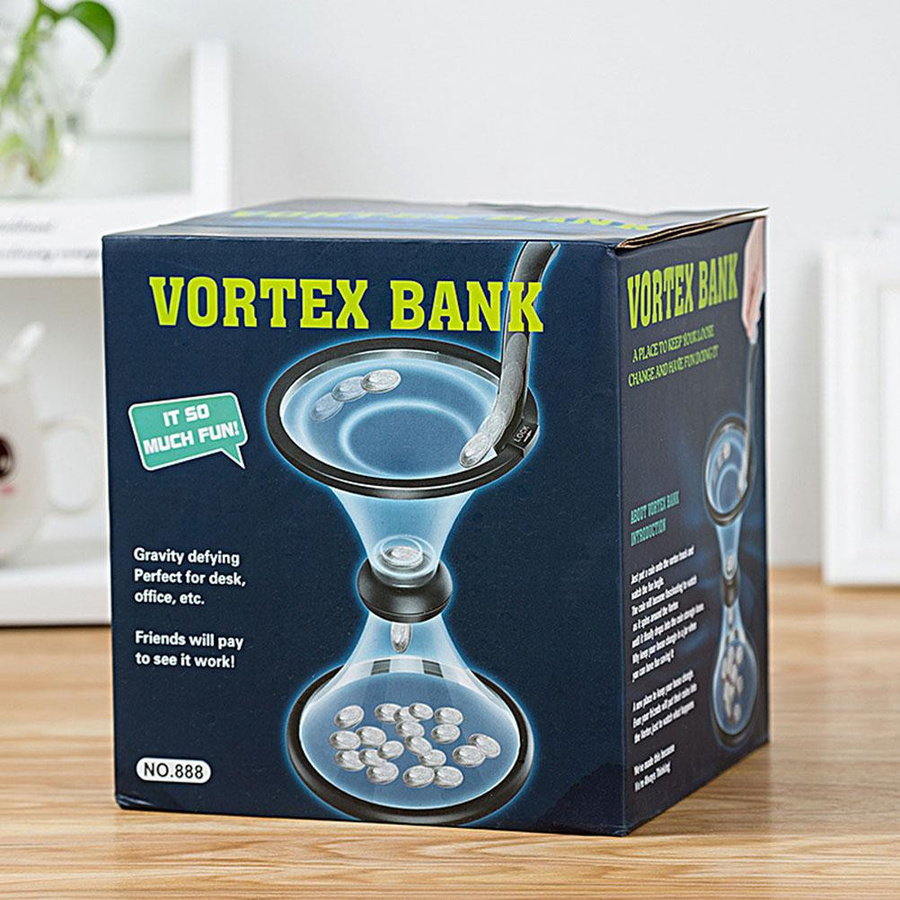 TOMTOP JMS Kinder Vortex Spardose als Dekompression Geldsparen Münzsammlerbox für Kinder - Bild 1