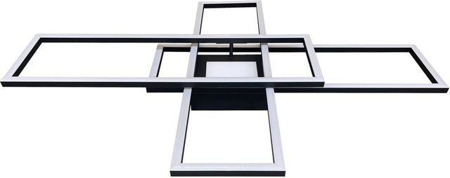 POCOline LED-Deckenleuchte Yara in Schwarz aus Metall und Kunststoff, dimmbar, B: 69,4 cm, H: 11,5 cm, T: 99,2 cm - Bild 1