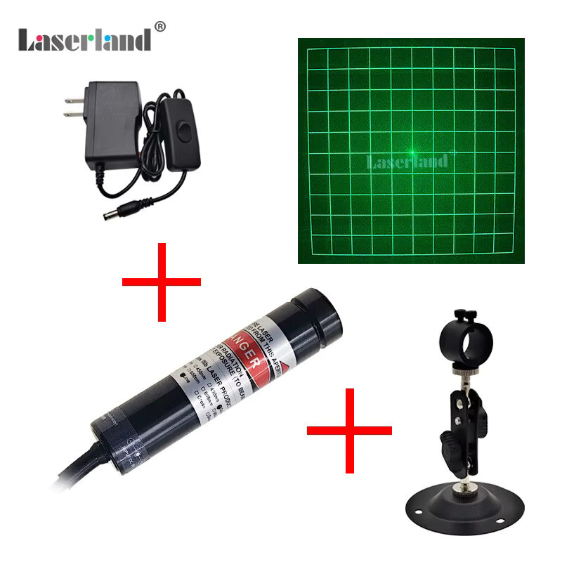 Laserland Green Grid Matrix 3D-Scanner Laser Structural Light DOE Beugungsgitter in Grün - Bild 2