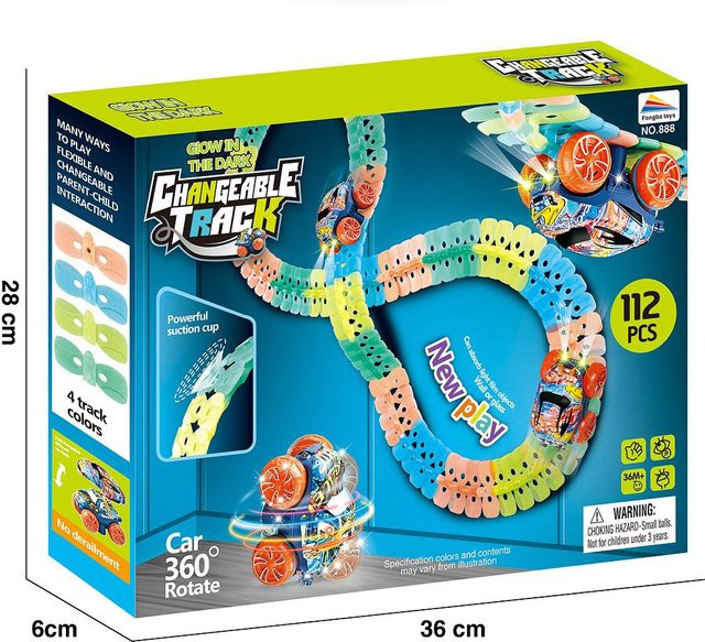 Linyi toy car Neue Rennstrecke Spielzeugauto, Elektrischer Slot-Zug, ab 4 Jahren - Bild 1