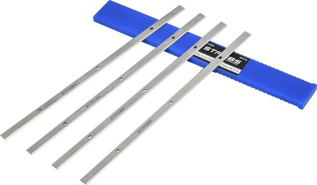 Starribs Hobelblätter 12-1/4 Zoll für Delta 22-22/8 und 22-16/4, 4 Stück, Silber - Bild 1