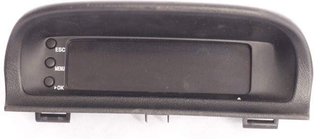 Original Peugeot 307 Display mit Mittelscheibe und Tasten in Schwarz, Teilenummer 9662370580 - Bild 1
