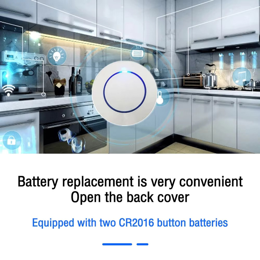Szaoju RF-Sender Mini-Punktschalter mit 1CH Relais-Empfängermodul DC 12V 433MHz Universeller drahtloser Fernbedienungsschalter mit Wi-Fi - Bild 3